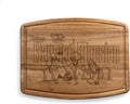 Haunted Mansion Ovale Acacia Cutting Board - Spooky Entertaining