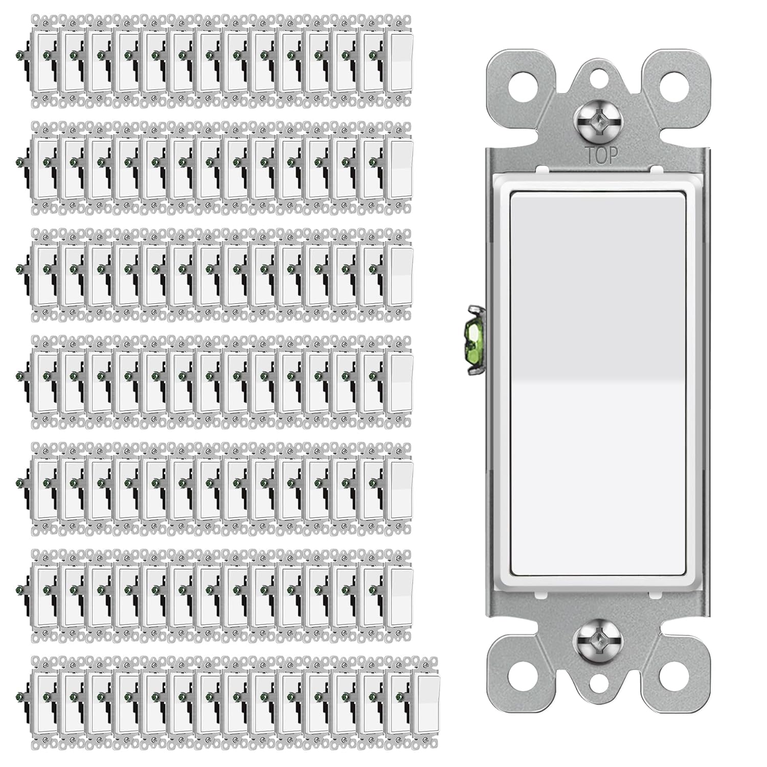 CML Decorator Paddle Rocker Light Switches for Modern Spaces