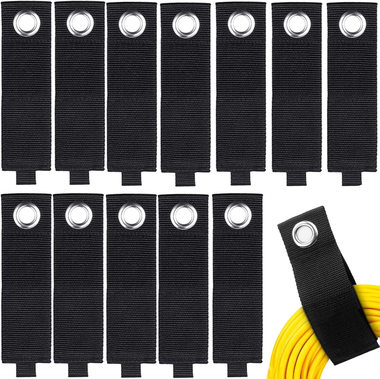 Organize with Ease: Zkptops Cord Holder Straps