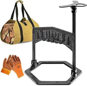 XXL Upgraded Manual Log Splitter Wedge for Safe Firewood Cutting