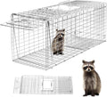 Animal Trap 32in x 10in x 12in Cage Trap - Heavy Duty Humane Catch