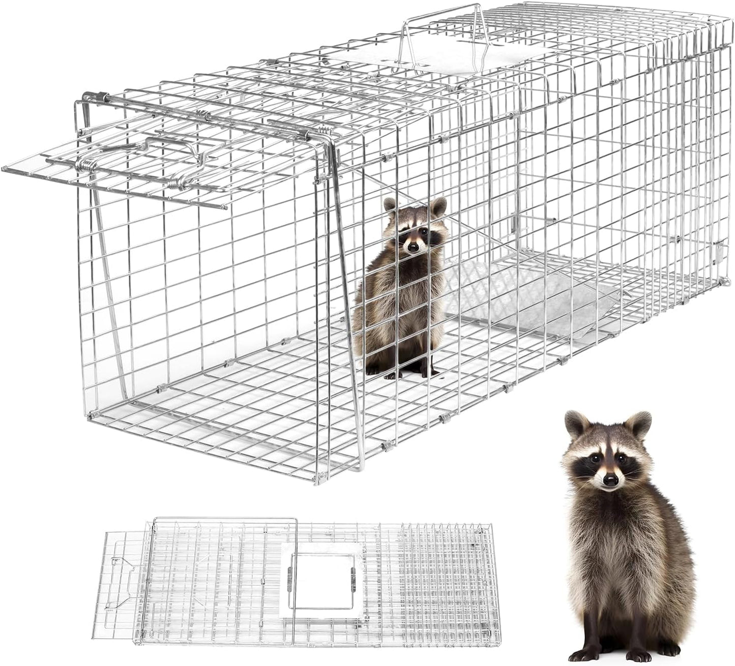 Humane Animal Trap 32in x 10in x 12in for Small Animals