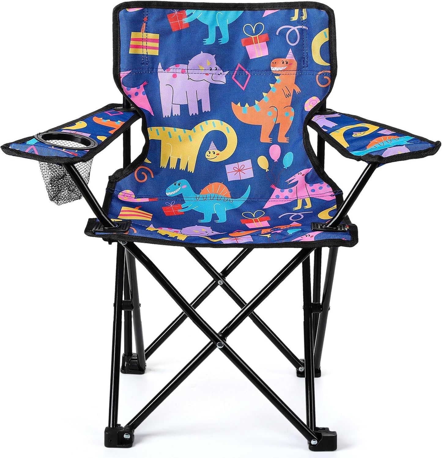 KABOER Kids Outdoor Folding Lawn Chair with Cup Holder