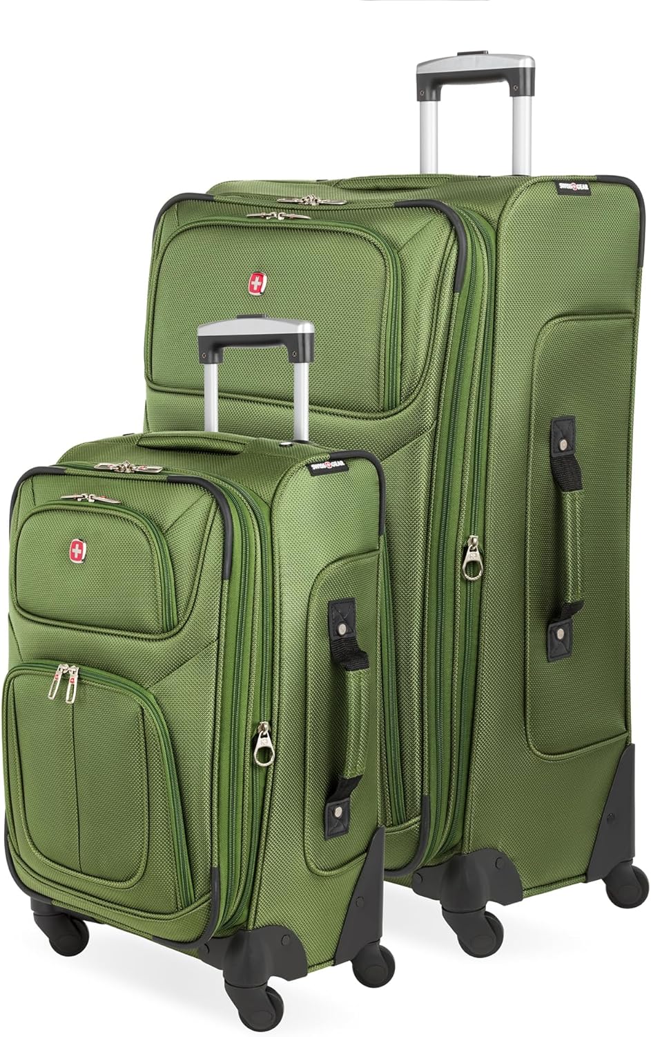 SwissGear Sion Softside Expandable Luggage Set with Spinner Wheels