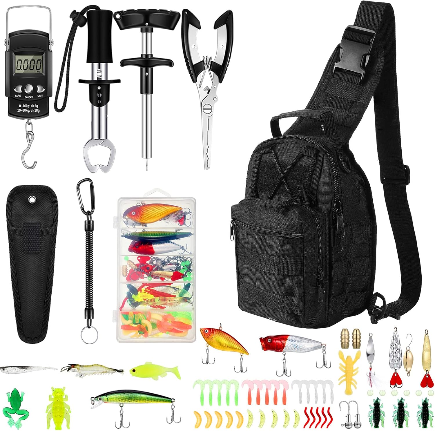 Sosation 134 Pcs Fishing Tool Kit for Enthusiastic Anglers