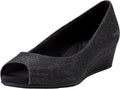 Bandolino Women's Candra Pump - Peep-Toe Wrapped Wedge Heel
