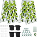 Foldable Cucumber Trellis 2 Pack A-Frame Trellis - Space-Saving Plant