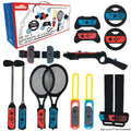 Switch Sports Accessories Bundle 15-in-1 Kit - Realistic Joycon