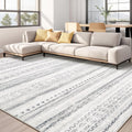 Area Rug Living Room Rugs 8x10 Washable Boho Moroccan - Soft, Non-Slip