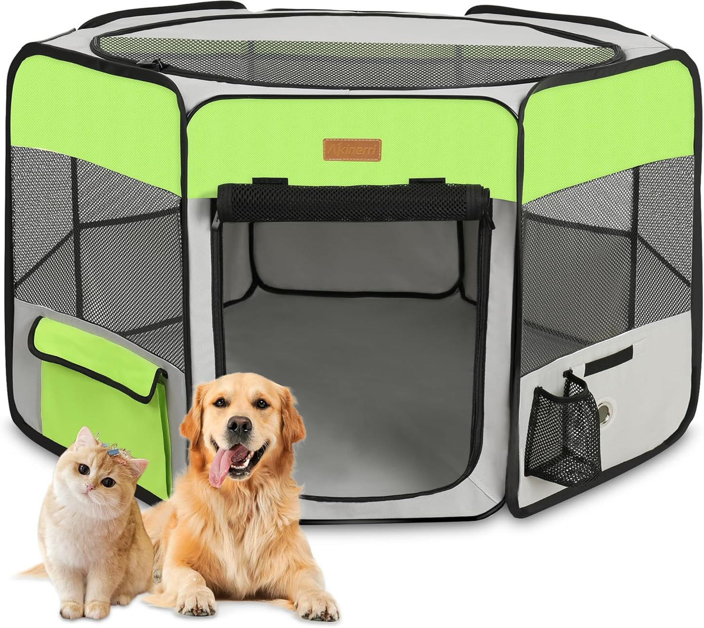 Portable Pet Playpen for Dogs, Cats, and Small Animals