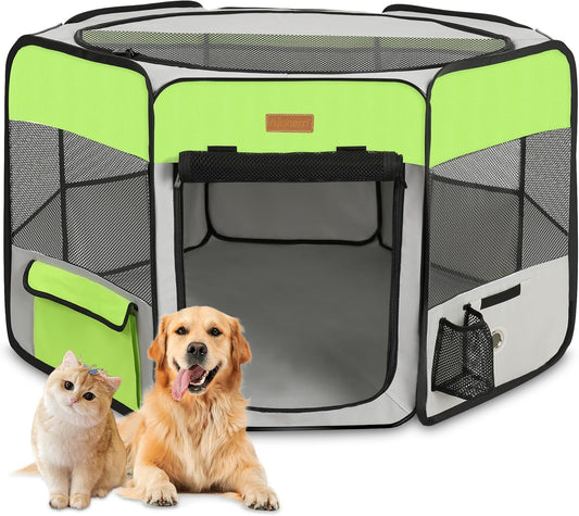 Portable Pet Playpen for Dogs, Cats, and Small Animals