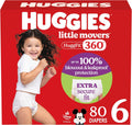 Huggies Size 6 Little Movers HuggFit 360 Baby Diapers - Secure Fit