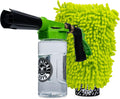 Foam Blaster 6 Car Wash Gun and Chenille Wash Mitt - Thick Suds at