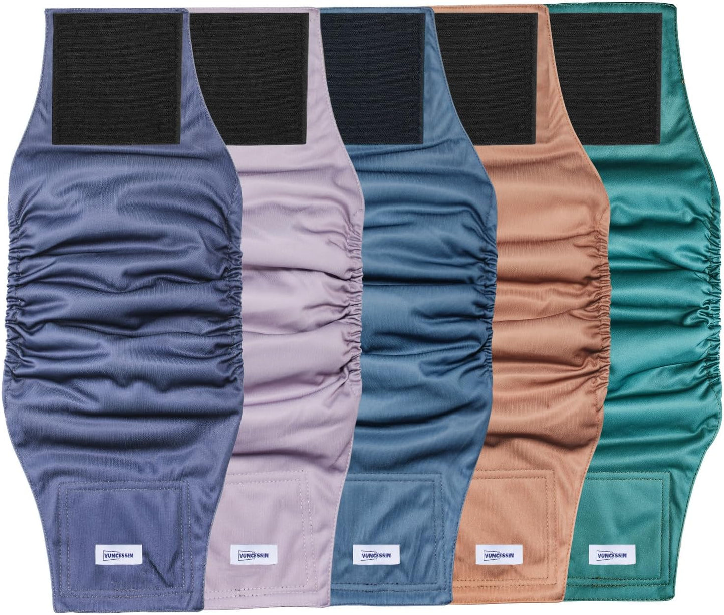Premium Washable Male Dog Diapers - Pack of 5