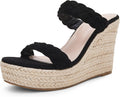 Coutgo Women's Wedge Platform Sandals for Trendy Summer Looks