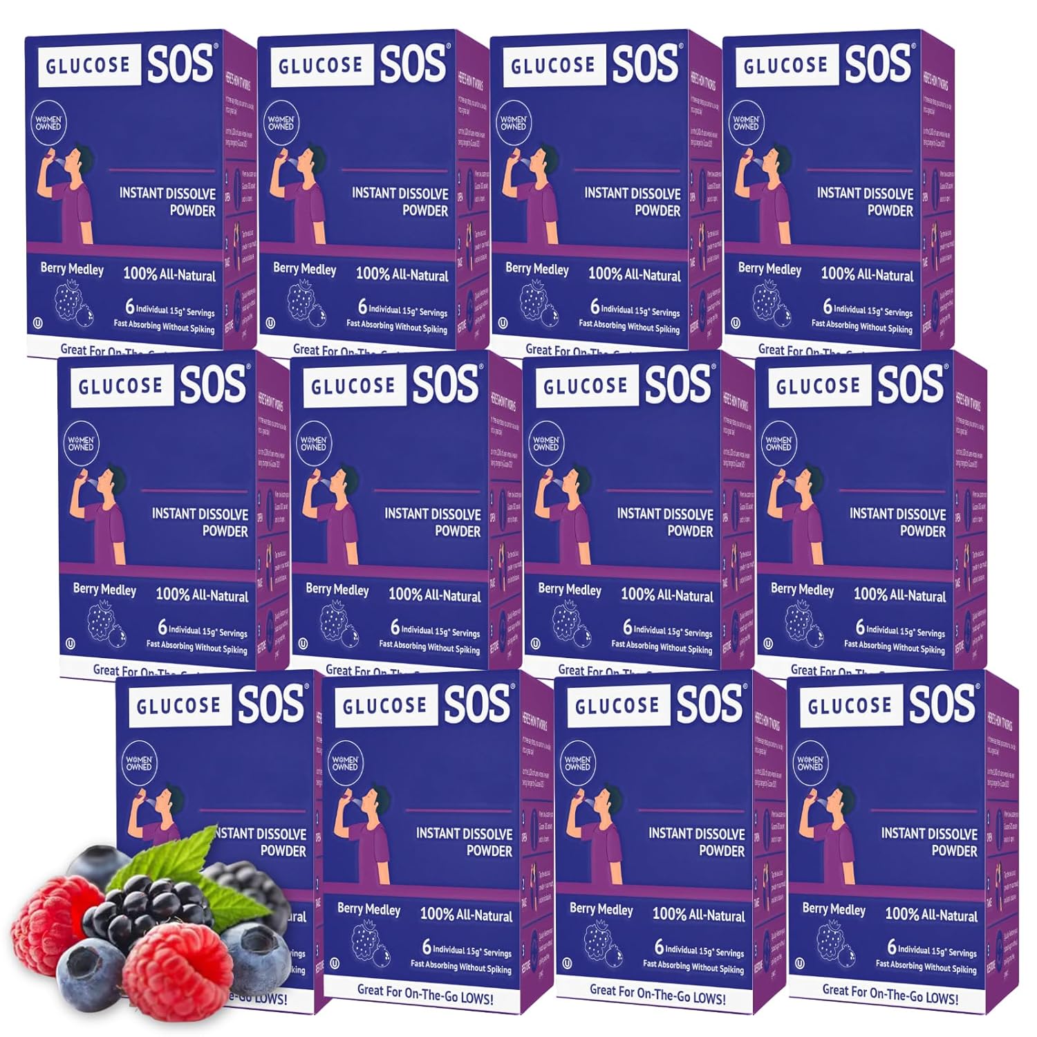 Glucose SOS Powder Packets for Fast Energy and Convenience