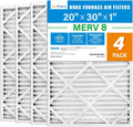 LotFancy 20x30x1 Air Filter MERV 8 Dust Defense - Reliable Home Air
