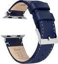BARTON WATCH BANDS Top Grain Leather Apple Watch Band - Comfortable 2