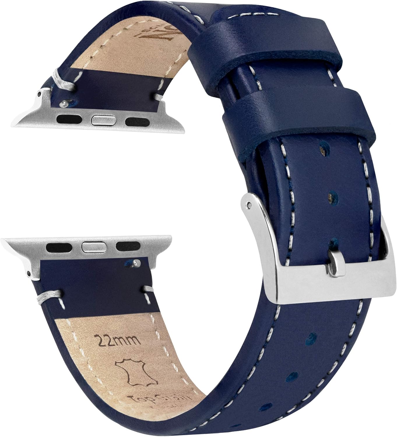 Top Grain Leather Watch Bands for Apple Watch Models by Barton