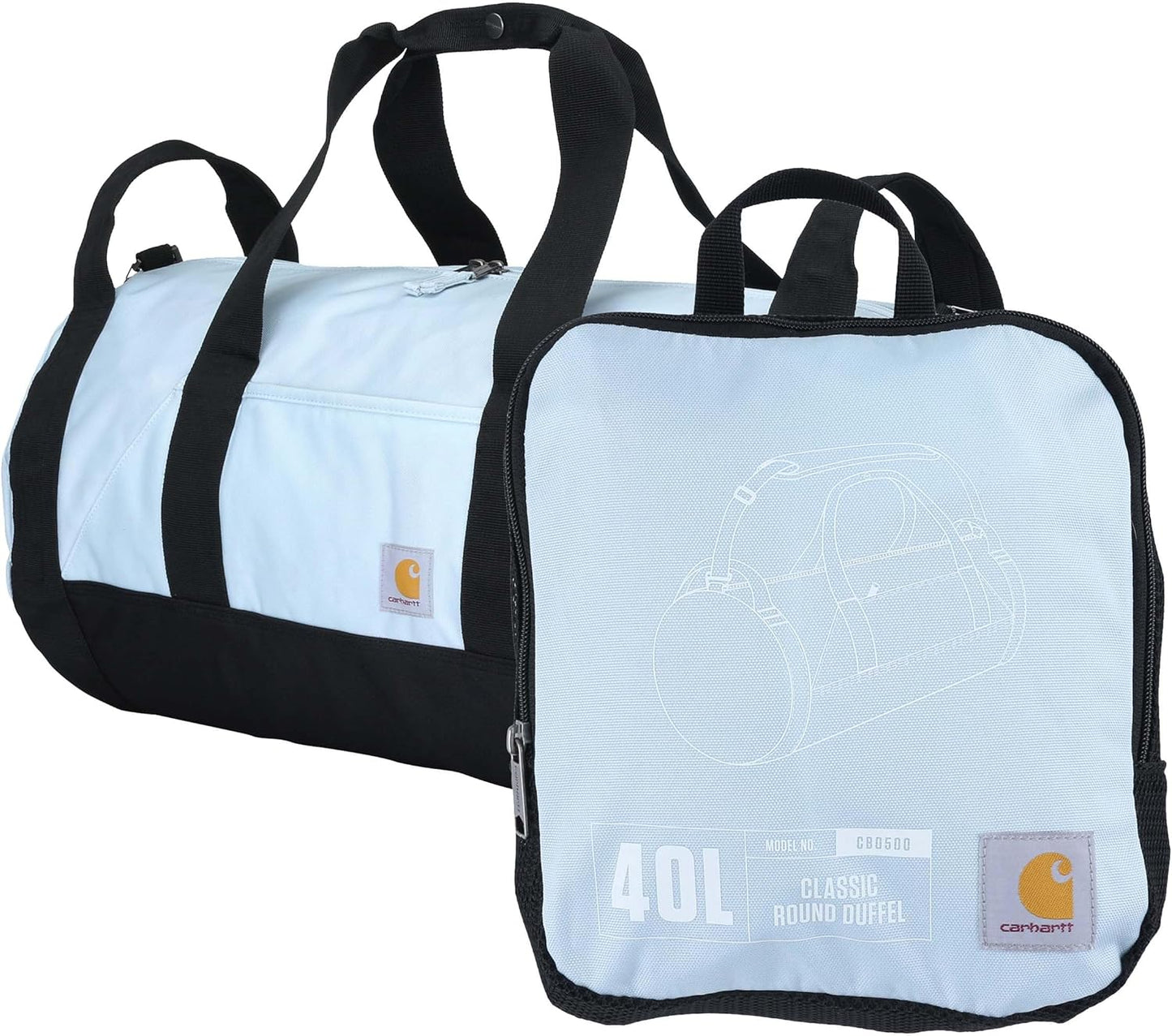 Carhartt Classic Round Duffel: Heavy-Duty, Water-Resistant Gear Bag