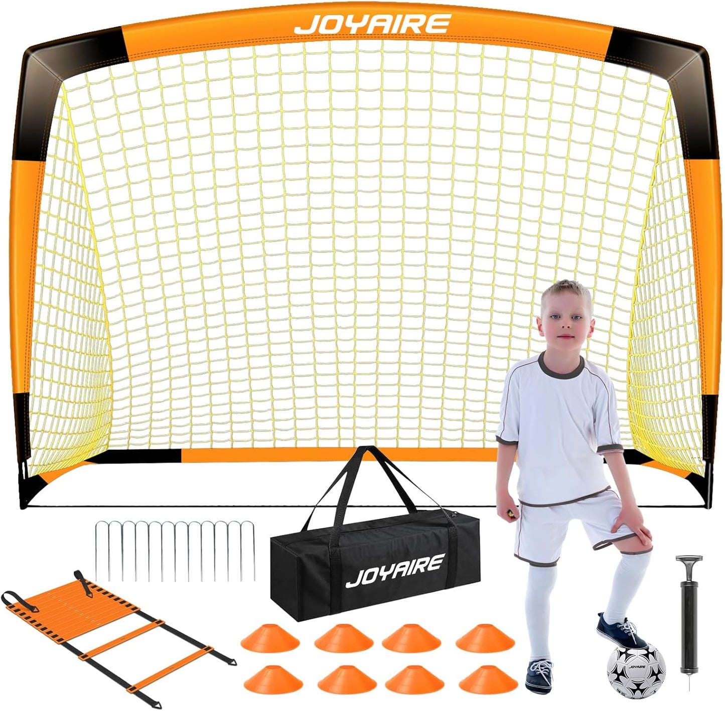 Kids Soccer Goals for Backyard by JOYAIRE - Portable Fun