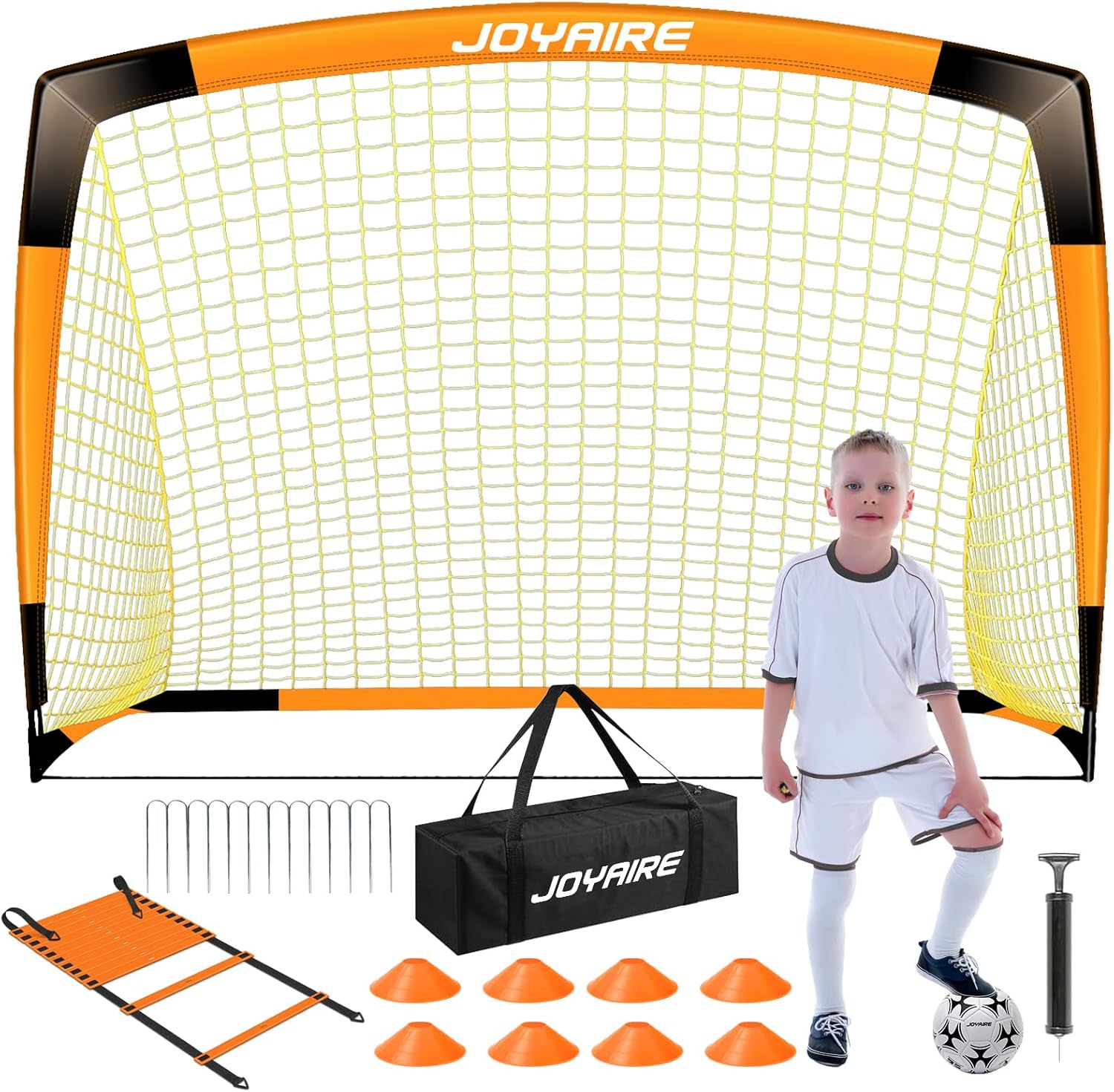 Kids Soccer Goals for Backyard by JOYAIRE - Portable Fun
