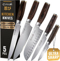 Cutluxe 5-Piece Chef Knife Set - Ultra Sharp Japanese Style Knives