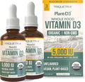 Plant-D3 Organic Vitamin D3 5000 IU Sublingual Drops - Vegan Max