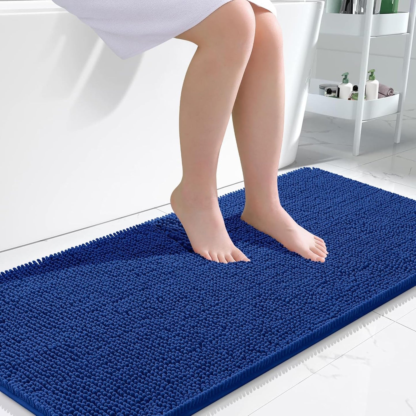OLANLY Extra Soft Chenille Bath Rugs for Ultimate Comfort