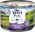 ZIWI Peak Canned Wet Cat Food Rabbit & Lamb - High Protein, Grain Free