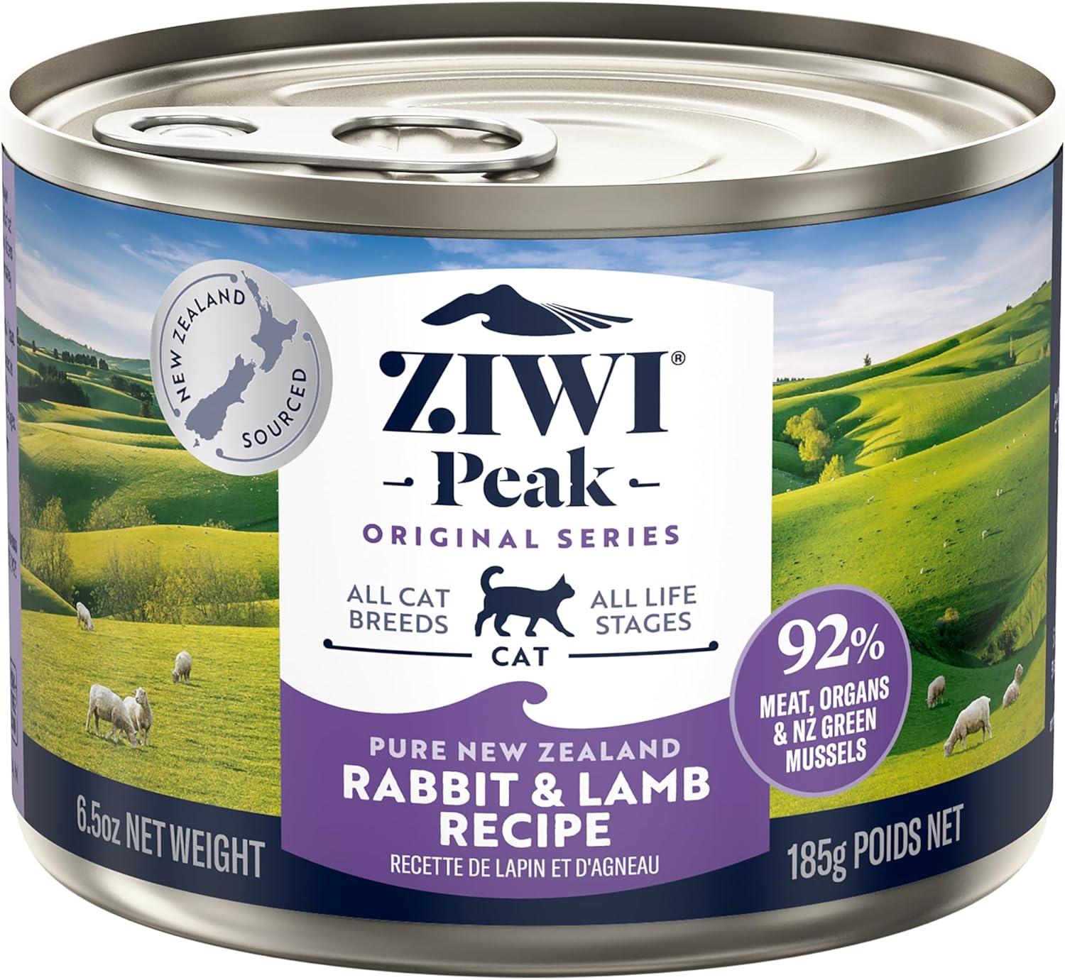 ZIWI Peak Canned Wet Cat Food: High Protein Grain Free Nutrition