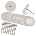 40mm Diamond Cutting Wheel 1/8 Mandrel - Mini Rotary Cut Discs