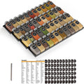 SpaceAid Spice Drawer Organizer with 44 Jars - Drawer Spice Rack