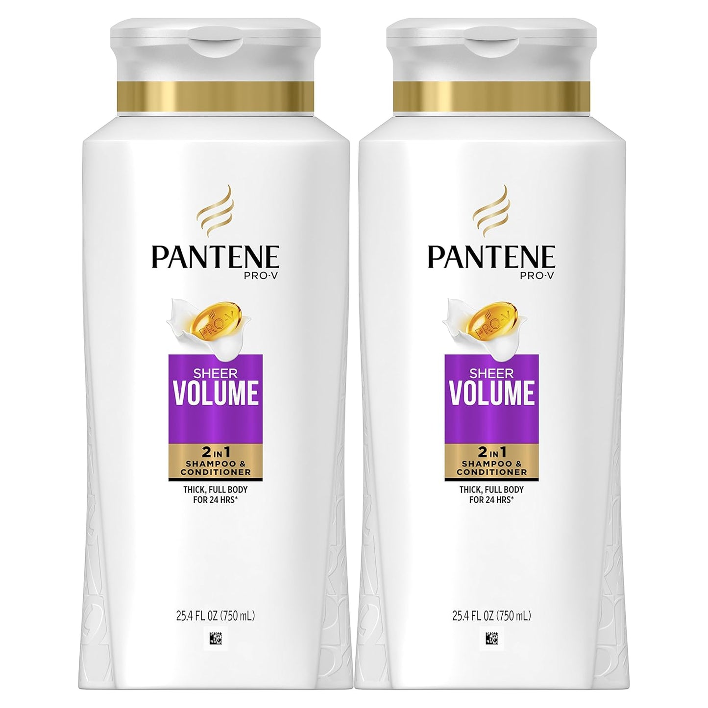 Pantene Sheer Volume 2-in-1 Twin Pack - Thickens Fine Hair!