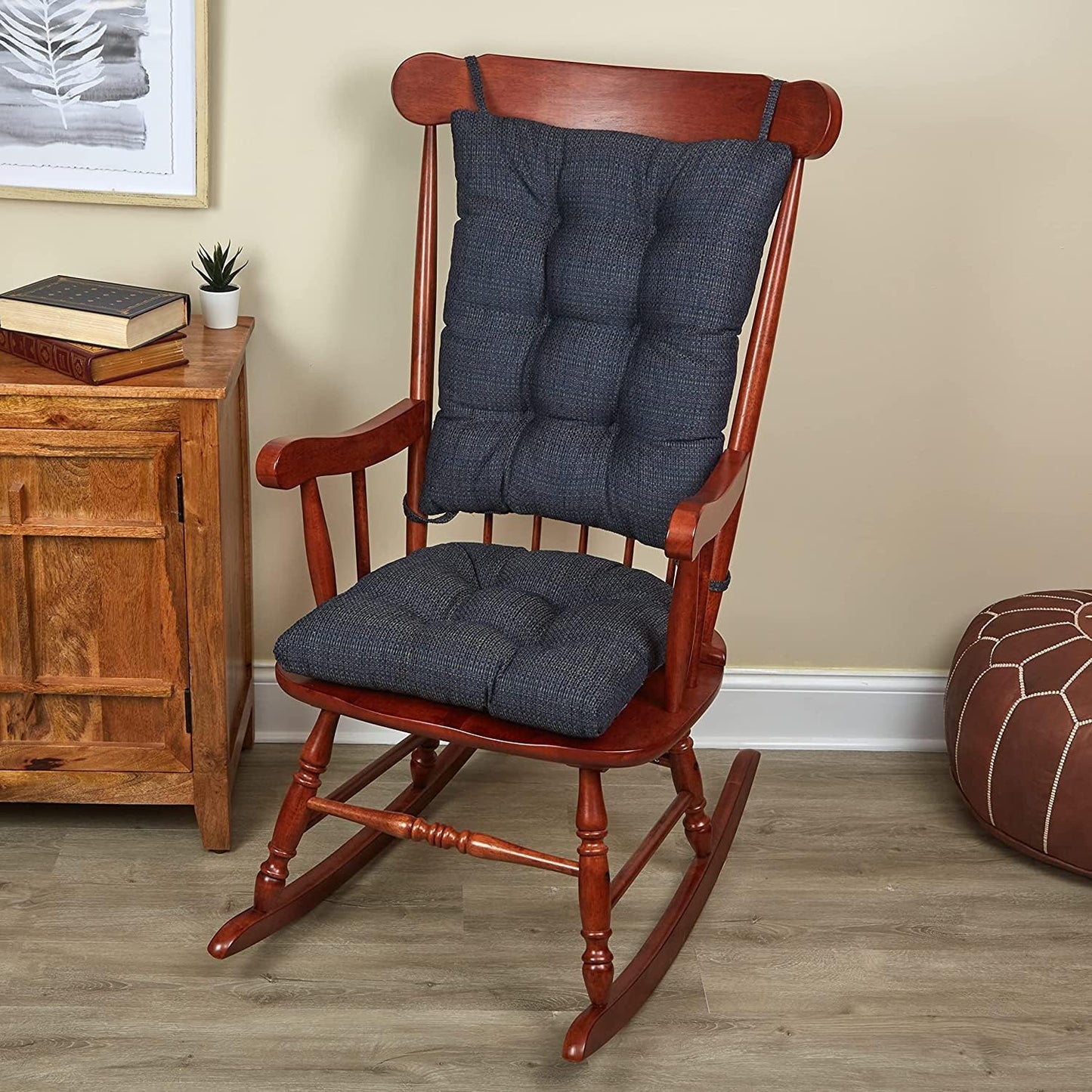 Klear Vu Omega Non-Slip Rocking Chair Cushion Set for Comfort