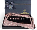 Bling License Plate Frame 2 Pack - Sparkly Rhinestone Frames for Cars