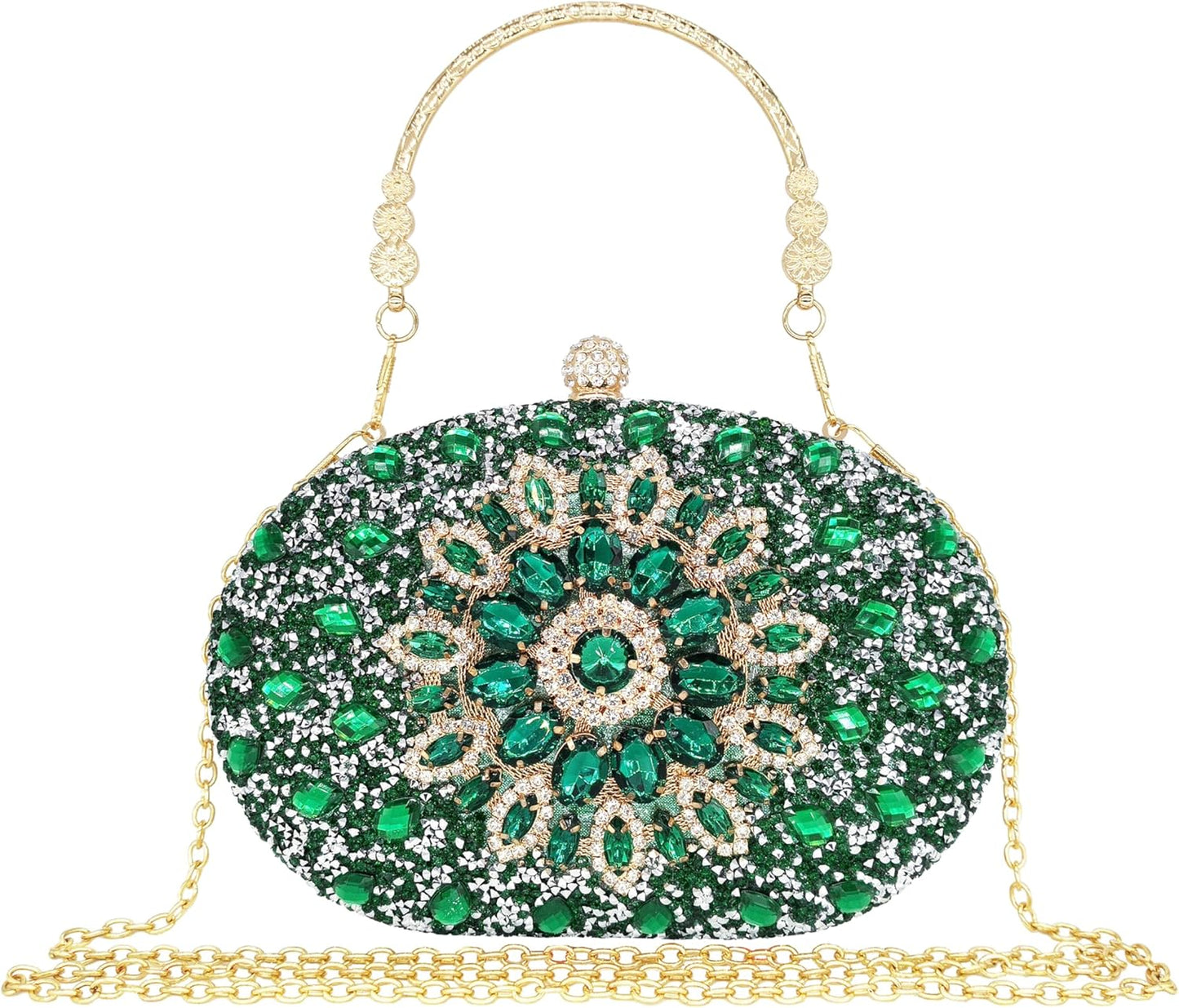 Rhinestone Clutch Purses for Women Evening Wedding Formal Bag
