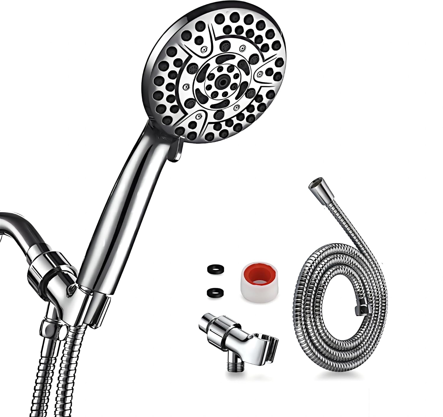 High Pressure 10 Spray Shower Head with Handheld for Ultimate Clean