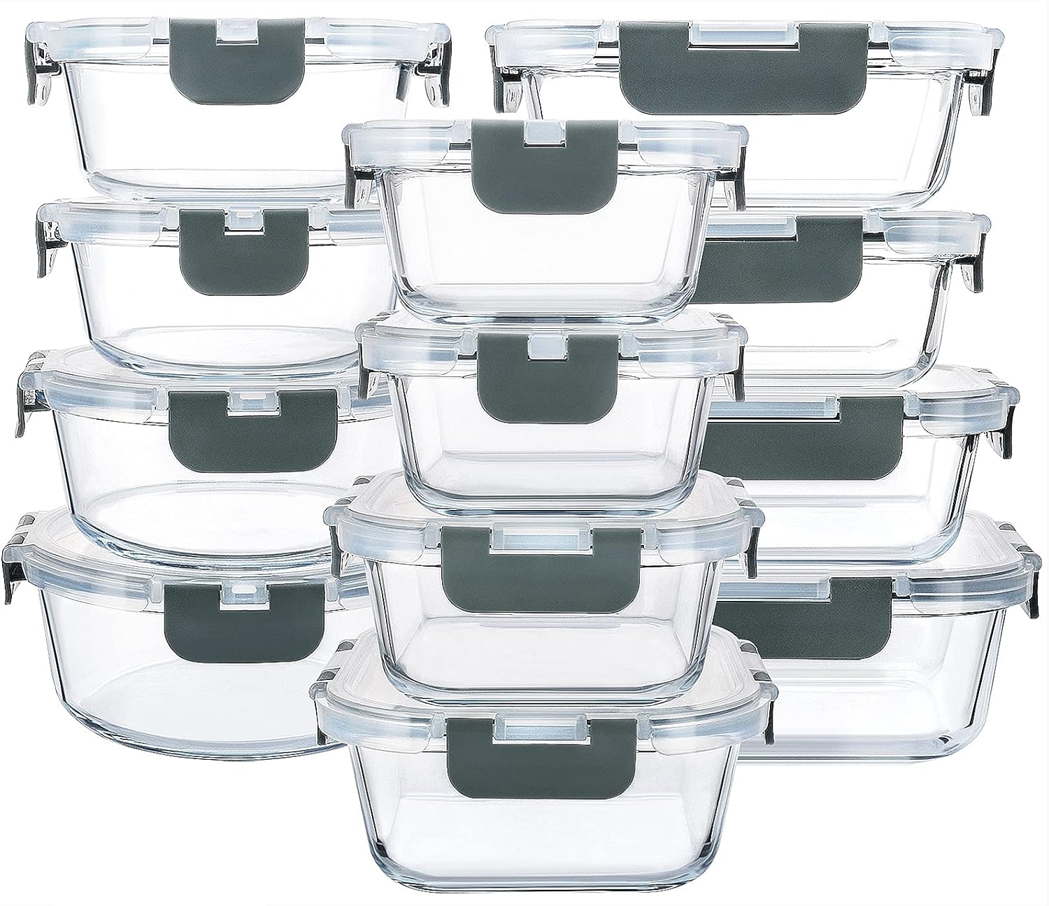 Airtight Glass Food Storage Set by M MCIRCO