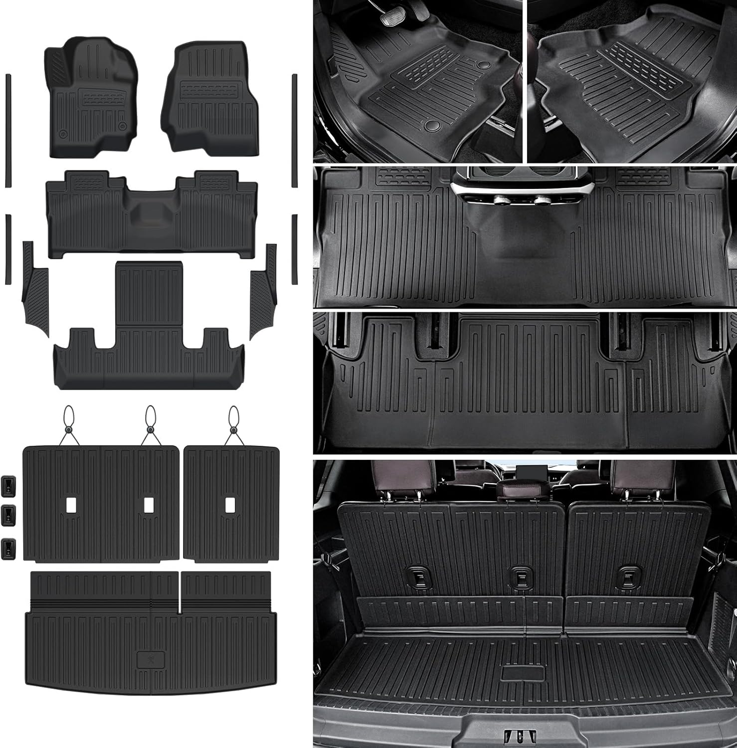 Custom Fit Cargo Mats for 2018-2024 Ford Expedition & Navigator
