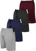Reset Gym Shorts for Men - 4 Pack Athletic Shorts with Pockets