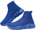 Santiro Walking Shoes for Men Lightweight High Top Sneakers breathe