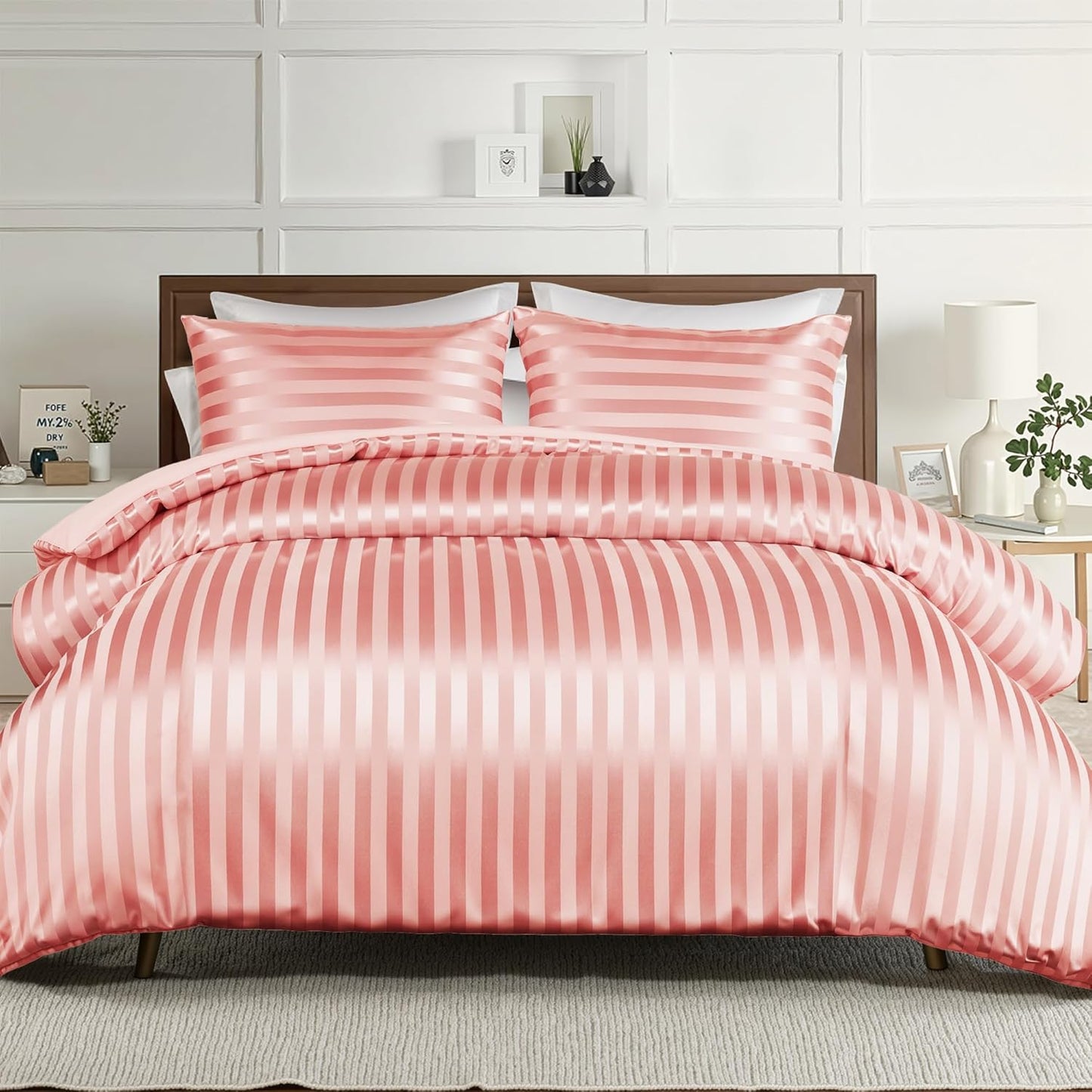 Reversible Silky Soft King Size Comforter Set for Luxury Bedding