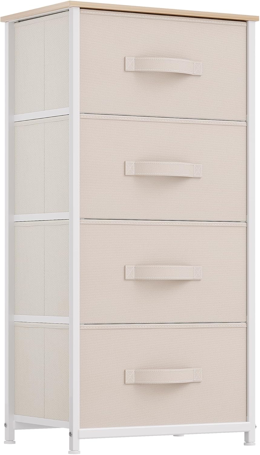 YITAHOME 4-Drawer Fabric Dresser for Bedroom and Living Room