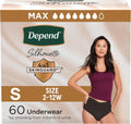 Depend Silhouette Adult Diapers for Women Small - Maximum Absorbency
