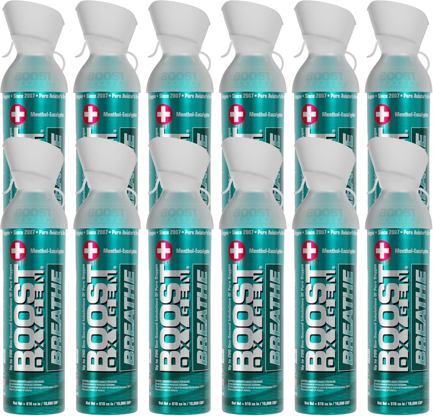 Boost Oxygen Large BREATHE Menthol-Eucalyptus Aroma Canister
