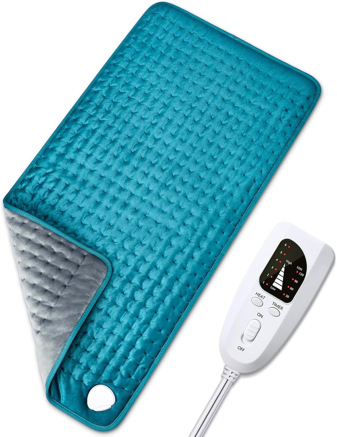 Electric Heating Pad for Pain Relief with 6 Fast Heating Settings