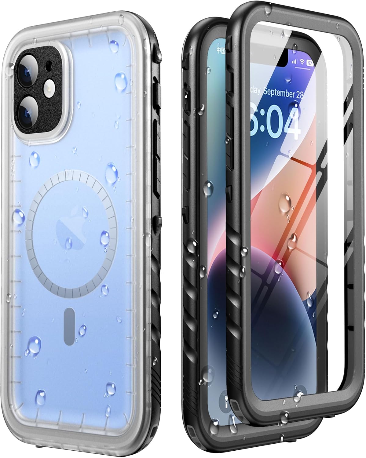 SOKUSIN iPhone 14 Waterproof Magnetic Case for Extreme Protection