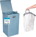 Laundry Hamper with Lid and Removable Bag - Light Blue Laundry