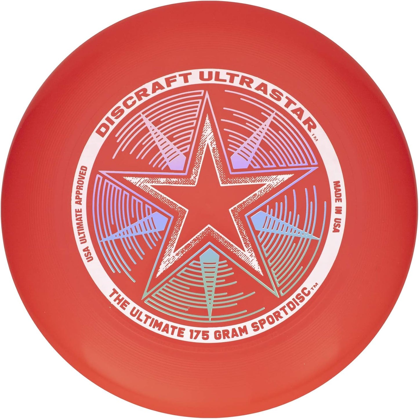 Ultimate Frisbee Champion: Discraft 175g Ultra Star - Bright Red